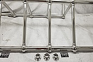 Stainless Steel Towel Rack Bracketry AFTER Chrome-Like Metal Polishing - Stainlesss Steel Polishing Services