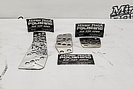 Aluminum/ Titanium Pedals AFTER Chrome-Like Metal Polishing and Buffing Services - Aluminum Polishing & Titanium Polishing 