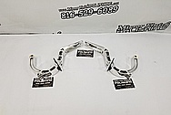 Aluminum Hood Mount Brackets AFTER Chrome-Like Metal Polishing and Buffing Services - Aluminum Polishing