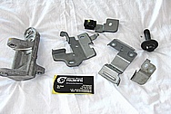 Nissan GTR Aluminum and Steel Brackets BEFORE Chrome-Like Metal Polishing and Buffing Services / Restoration Services