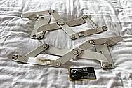 Steel Car Tailgate Brackets BEFORE Chrome-Like Metal Polishing and Buffing Services / Restoration Services
