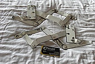 Steel Car Tailgate Brackets BEFORE Chrome-Like Metal Polishing and Buffing Services / Restoration Services