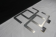 Aluminum Brackets BEFORE Chrome-Like Metal Polishing and Buffing Services / Restoration Services