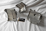 Aluminum Brackets BEFORE Chrome-Like Metal Polishing and Buffing Services / Restoration Services