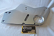 Aluminum Coated Bracket BEFORE Chrome-Like Metal Polishing and Buffing Services / Restoration Services