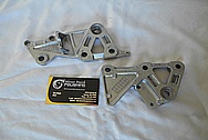 Aluminum Motorcycle Brackets BEFORE Chrome-Like Metal Polishing and Buffing Services / Restoration Service