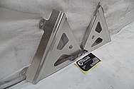 Aluminum Bracket BEFORE Chrome-Like Metal Polishing and Buffing Services / Restoration Service