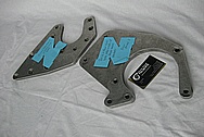 Ford Mustang Aluminum Supercharger Brackets BEFORE Chrome-Like Metal Polishing and Buffing Services