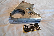 Pontiac OHC Aluminum Bracket BEFORE Chrome-Like Metal Polishing and Buffing Services / Restoration Services