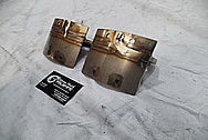 Stainless Steel Tank Brackets BEFORE Chrome-Like Metal Polishing and Buffing Services / Restoration Services