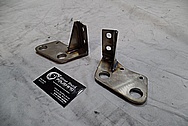 Stainless Steel Tank Brackets BEFORE Chrome-Like Metal Polishing and Buffing Services / Restoration Services