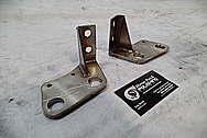 Stainless Steel Tank Brackets BEFORE Chrome-Like Metal Polishing and Buffing Services / Restoration Services