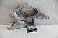 2007 Chevrolet Corvette Aluminum Alternator / Power Steering Mount Bracket BEFORE Chrome-Like Metal Polishing - Aluminum Polishing 