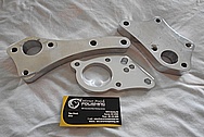 Aluminum Engine Brackets BEFORE Chrome-Like Metal Polishing and Buffing Services - Aluminum Polishing Services 