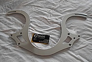 Aluminum Engine Bracket BEFORE Chrome-Like Metal Polishing and Buffing Services - Aluminum Polishing Services 