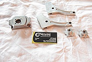 1997 - 2004 Chevrolet C5 Corvette LS1 Aluminum Bracket BEFORE Chrome-Like Metal Polishing and Buffing Services