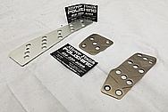 Aluminum/ Titanium Pedals BEFORE Chrome-Like Metal Polishing and Buffing Services - Aluminum Polishing & Titanium Polishing 