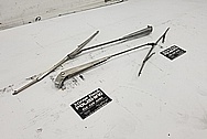 1966 Pontiac GTO Stainless Steel Windshield Wipers BEFORE Chrome-Like Metal Polishing and Buffing Services / Restoration Services - Windshield Wiper Polishing - Stainless Steel Polishing