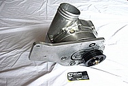 Ford Mustang Aluminum Supercharger / Blower Bracket BEFORE Chrome-Like Metal Polishing and Buffing Services