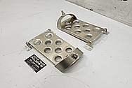ATV Aluminum Race Pedals BEFORE Chrome-Like Metal Polishing and Buffing Services / Restoration Services - Aluminum Polishing - ATV Polishing