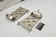 ATV Aluminum Race Pedals BEFORE Chrome-Like Metal Polishing and Buffing Services / Restoration Services - Aluminum Polishing - ATV Polishing