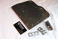 Aluminum Engine Brackets BEFORE Chrome-Like Metal Polishing and Buffing Services