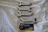 Aluminum Brackets BEFORE Chrome-Like Metal Polishing and Buffing Services