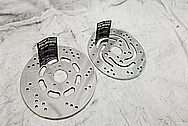 Harley Davidson Motorcycle Stainless Steel Brake Rotors AFTER Chrome-Like Metal Polishing and Buffing Services / Restoration Services - Stainless Steel Polishing - Motorcycle Polishing