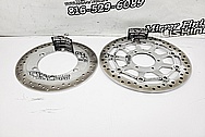 Steel Motorcycle Brake Rotor Project AFTER Chrome-Like Metal Polishing - Aluminum Polishing - Steel Brake Rotor