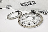 Steel Motorcycle Brake Rotor Project AFTER Chrome-Like Metal Polishing - Aluminum Polishing - Steel Brake Rotor