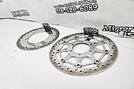 Steel Motorcycle Brake Rotor Project AFTER Chrome-Like Metal Polishing - Aluminum Polishing - Steel Brake Rotor