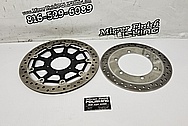 Steel Motorcycle Brake Rotor Project BEFORE Chrome-Like Metal Polishing - Aluminum Polishing - Steel Brake Rotor