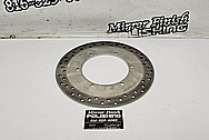 Steel Motorcycle Brake Rotor Project BEFORE Chrome-Like Metal Polishing - Aluminum Polishing - Steel Brake Rotor