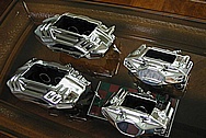 Toyota Supra 2JZGTE Brake Calipers AFTER Chrome-Like Metal Polishing and Buffing Services