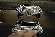 Toyota Supra 2JZGTE Brake Calipers AFTER Chrome-Like Metal Polishing and Buffing Services
