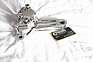Motorcycle Aluminum Brake Caliper AFTER Chrome-Like Metal Polishing and Buffing Services