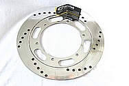 Motorcycle Steel Brake Rotors AFTER Chrome-Like Metal Polishing and Buffing Services / Restoration Services