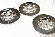 Harley Davidson Aluminum Brake Rotor Centers AFTER Chrome-Like Metal Polishing and Buffing Services / Restoration Services