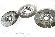 Harley Davidson Aluminum Brake Rotor Centers AFTER Chrome-Like Metal Polishing and Buffing Services / Restoration Services