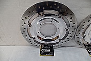 Harley Davidson Steel Brake Rotors AFTER Chrome-Like Metal Polishing and Buffing Services / Restoration Services