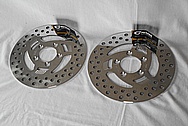 Steel Brake Rotors AFTER Chrome-Like Metal Polishing and Buffing Services / Restoration Services