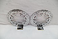 Steel Brake Rotors AFTER Chrome-Like Metal Polishing and Buffing Services / Restoration Services