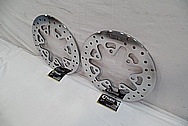 Steel Brake Rotors AFTER Chrome-Like Metal Polishing and Buffing Services / Restoration Services