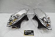 2012 Chevy Camaro ss Brembo Aluminum Racing Brake Caliper AFTER Chrome-Like Metal Polishing and Buffing Services / Restoration Services