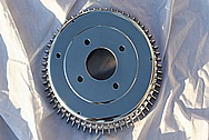 Automotive Steel Brake Rotors AFTER Chrome-Like Metal Polishing and Buffing Services