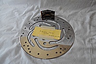 Steel Brake Rotors BEFORE Chrome-Like Metal Polishing and Buffing Services / Restoration Services