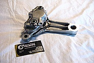 Motorcycle Aluminum Brake Caliper BEFORE Chrome-Like Metal Polishing and Buffing Services