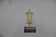 Brass Door Knocker AFTER Chrome-Like Metal Polishing - Brass Polishing Service - Vintage Polishing Service 