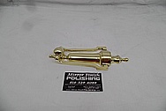 Brass Door Parts AFTER Chrome-Like Metal Polishing - Brass Polishing Service - Vintage Polishing Service