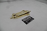 Brass Door Parts AFTER Chrome-Like Metal Polishing - Brass Polishing Service - Vintage Polishing Service
